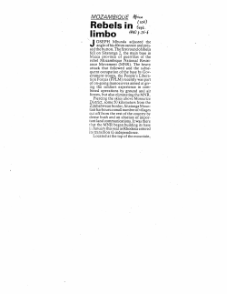 MOZAMBIQUE ffi - Mozambique History Net