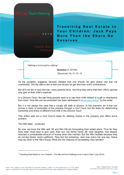 Jack Pays More Than the Share He Receives