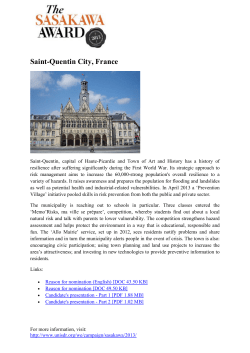 Saint-Quentin City, France