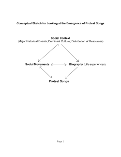 Protest Songs - Carleton University