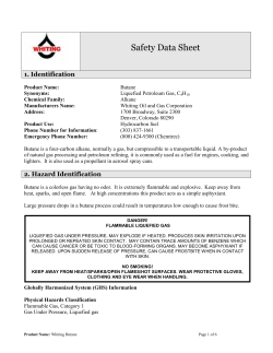 Butane - Whiting Petroleum Corporation
