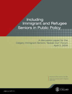 Including Immigrant and Refugee Seniors in Public