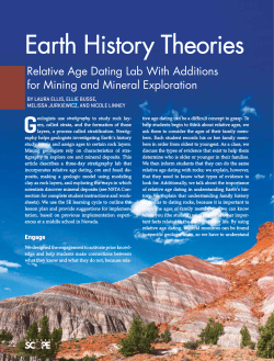 Earth History Theories - National Science Teachers Association