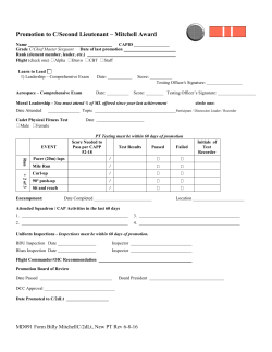 Promotion to C/Major