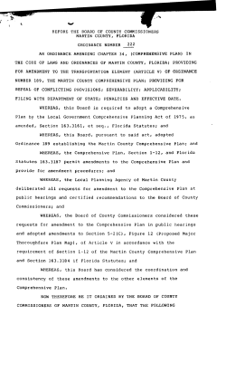 Ordinance No. 222