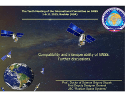 Compatibility and interoperability of GNSS. Further discussions.