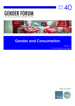 Complete Issue_Gender and Consumerism