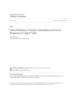 Dim Delobsom: French Colonialism and Local Response in Upper