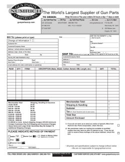 The World`s Largest Supplier of Gun Parts