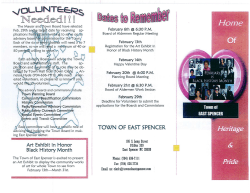 February 2012 - Town of East Spencer