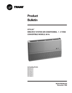 STYLUS &trade; MINI-SPLIT SYSTEM AIR CONDITIONING, 1