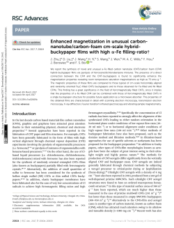 Enhanced magnetization in unusual carbon