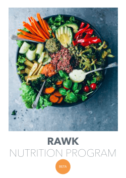 RAWK Nutrition Program