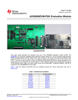 ADS8688EVM-PDK Evaluation Module