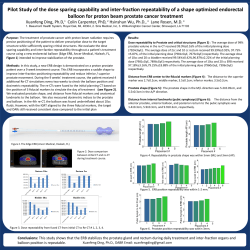 Pilot Study of the dose sparing capability and inter