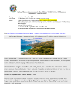 California`s Highway 1 Discovery Route: 160 Kilometers of Enriching