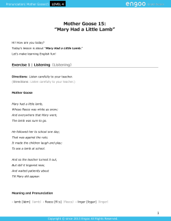 Mary Had a Little Lamb