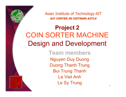 COIN SORTER MACHINE Design and Development