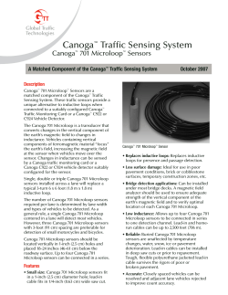 Canoga 701 Microloop sensors - Global Traffic Technologies