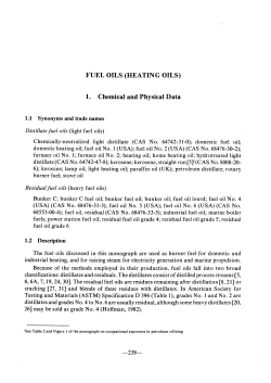 Heating Oil - IARC Monographs on the Evaluation of Carcinogenic