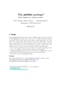 printlen-doc. - UNL | Math | Mirror