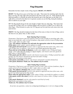 Flag Etiquette