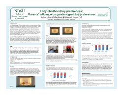 Early Childhood Toy Preferences