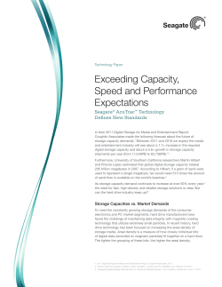 Exceeding Capacity, Speed and Performance Expectations