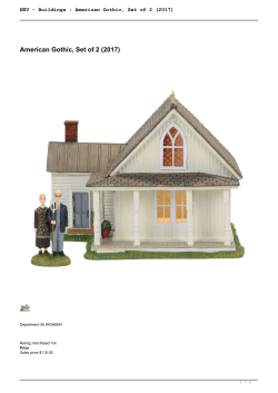 NEV - Buildings : American Gothic, Set of 2 (2017)