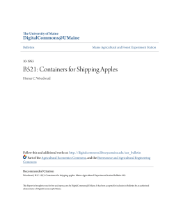 B521: Containers for Shipping Apples