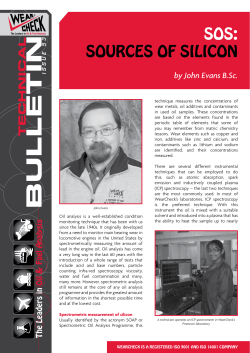 sOurCes OF siliCON