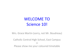 Lesson #1 PowerPoint Slides