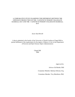 a comparative study examining the difference - UNC