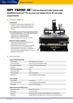 MPI TS200-SE | 200 mm Manual Probe System with
