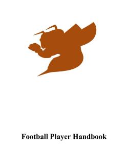 Football Player Handbook