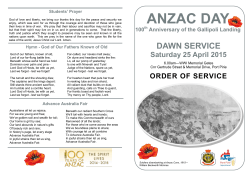 anzac day - Port Pirie Regional Council