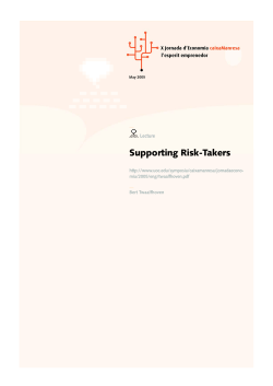 Supporting Risk-Takers