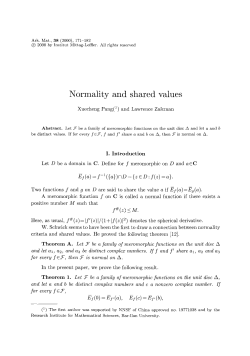 f(z) - Project Euclid