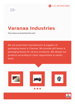 gift boxes - Varanaa Industries