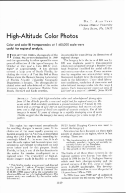High-Altitude Color Photos
