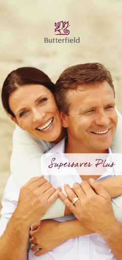 Supersaver Plus - Butterfield Bank