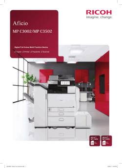 MP C3002/MP C3502 - Ricoh Asia Pacific