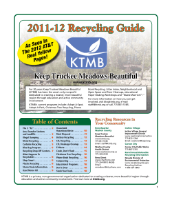 2011-12 Recycling Guide