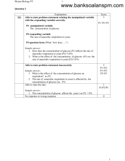Kertas 3 Biologi Percubaan SPM 2011