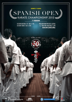 Spanish Open Karate Championship 2015 Kumite and kata