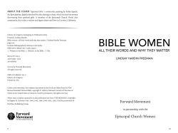 BiBle women - Forward Movement