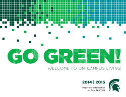 GO GREEN! - Live On - Michigan State University