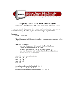 Joshephine Baker: More Than a Banana Skirt - HEC-TV