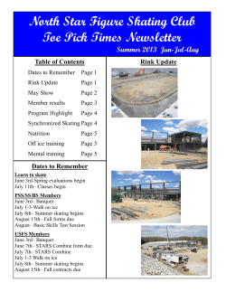 North Star Figure Skating Club Toe Pick Times Newsletter Summer