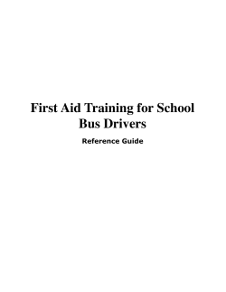 First Aid Training for School Bus Drivers